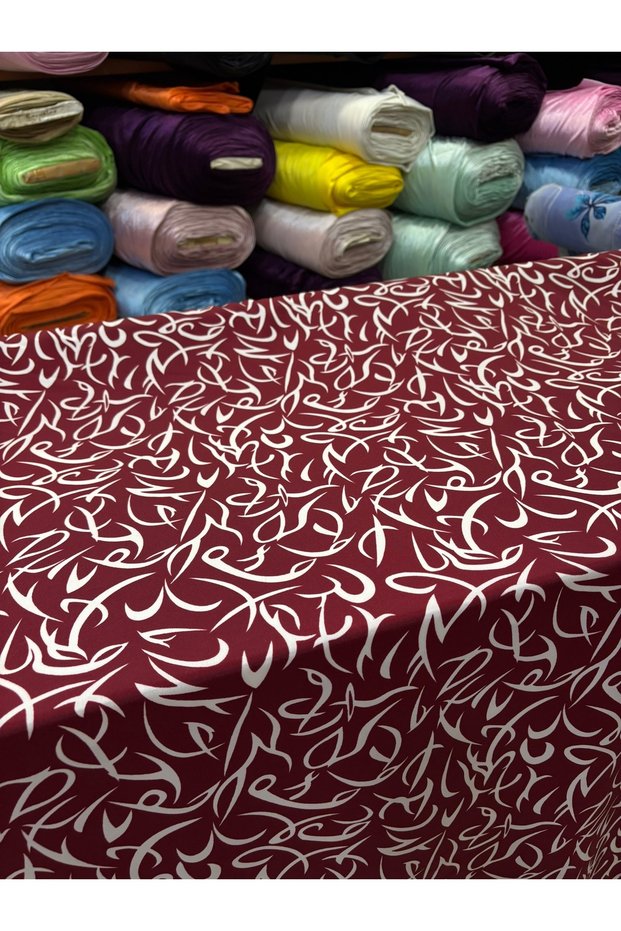 Patterned Crepe (Koşi̇ba) Fabric 110 cm Wide