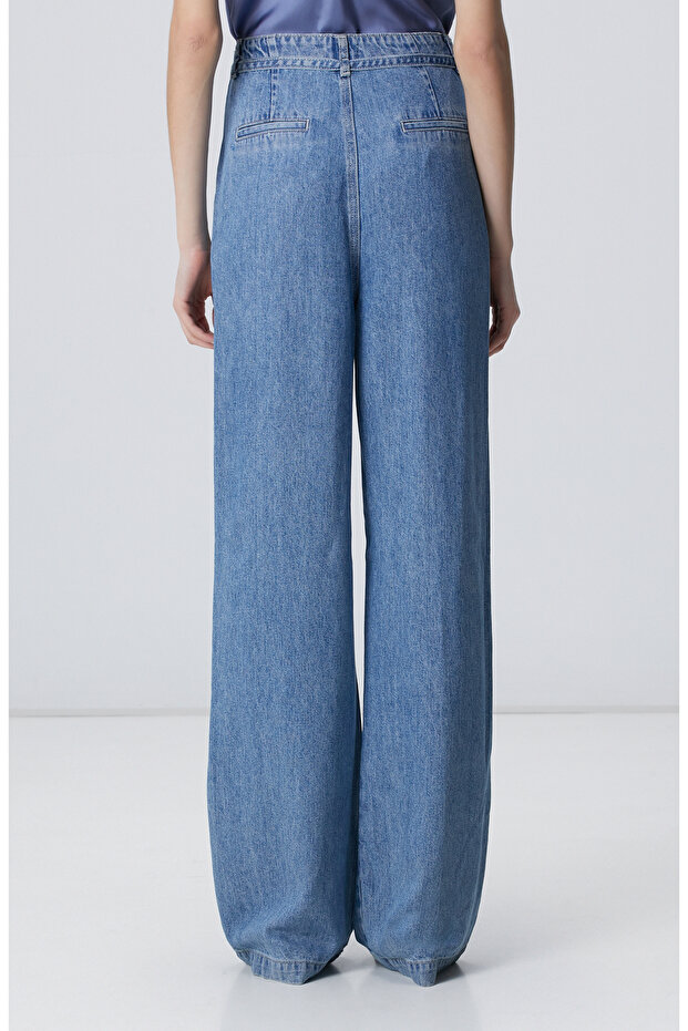 Indigo Denim Pantolon - 4