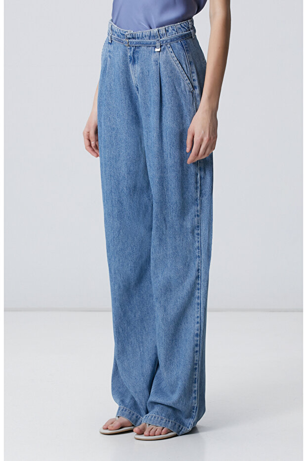 Indigo Denim Pantolon - 2