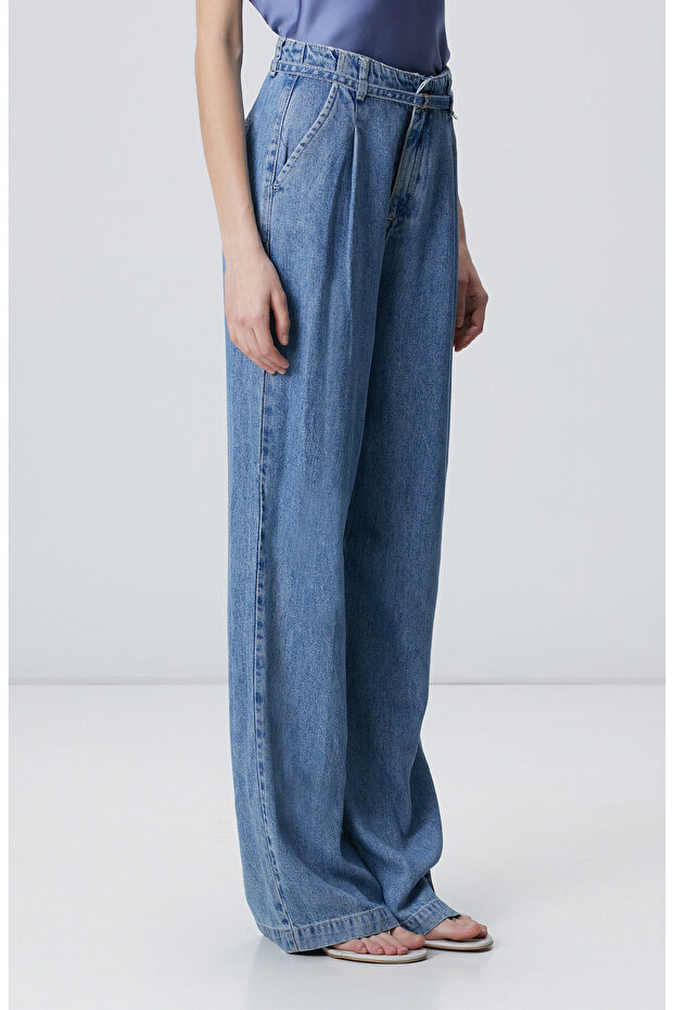 Indigo Denim Pantolon - 3