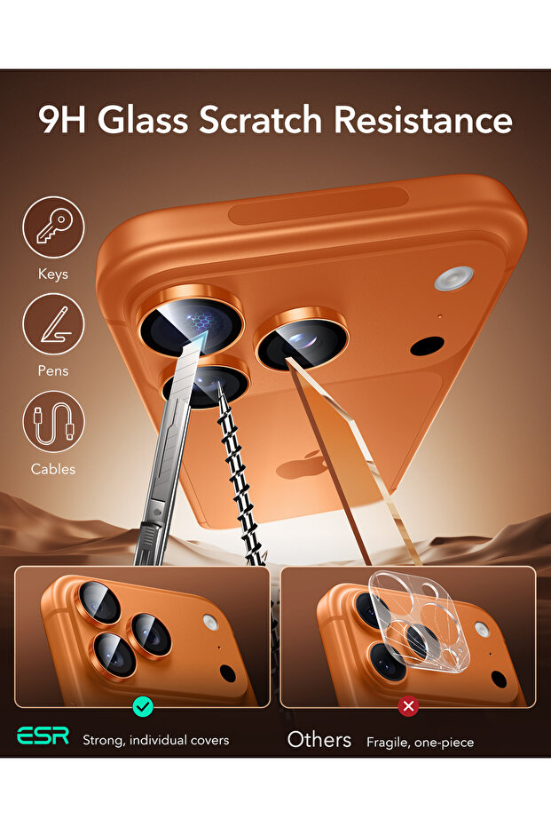 iPhone 17 Pro Max Cloud Soft Case + Camera Lens Protector Set - 5