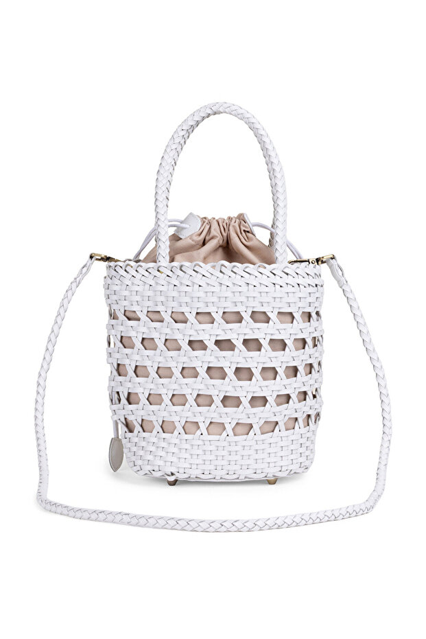 ÖRGÜ BUCKET ÇANTA - 5