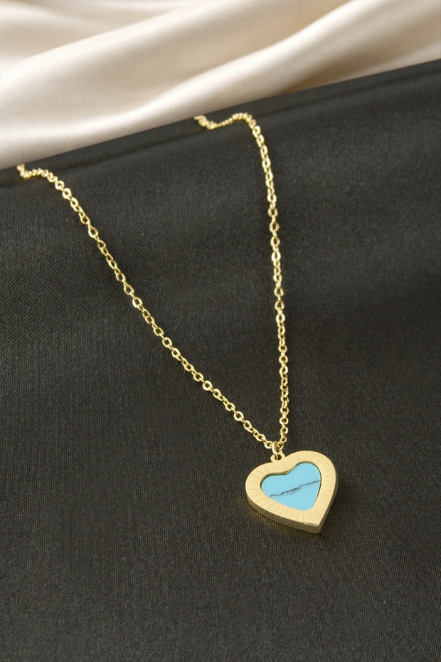 Butterfly Steel Necklace with Zircon Stone, Stylish Design