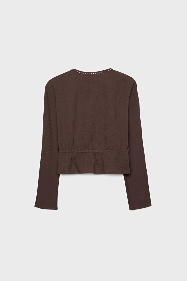 Çıtçıtlı açık gömlek - 7