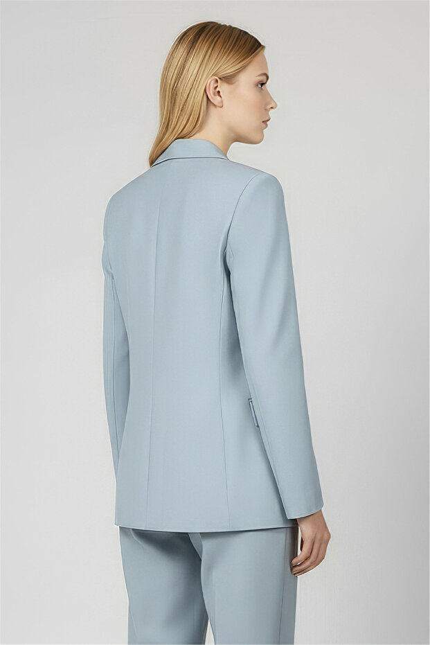 Mint Klasik Yaka Ceket - 3