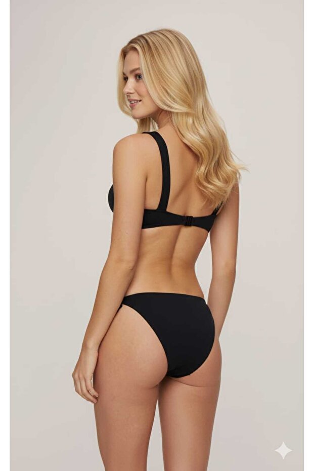 Ruffled Underwire Bikini Set - 2