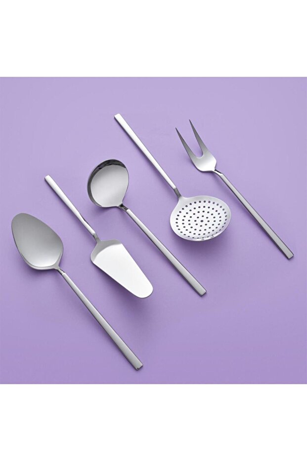 Milano 5 Parça Çelik Servis Seti - 3