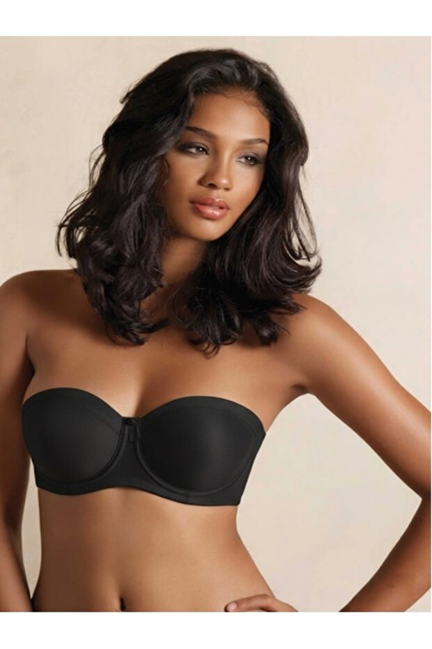 Women'S, Black, 85% Polyamide, 15% Elastane, Underwire, Gathering/Minimizing Bra