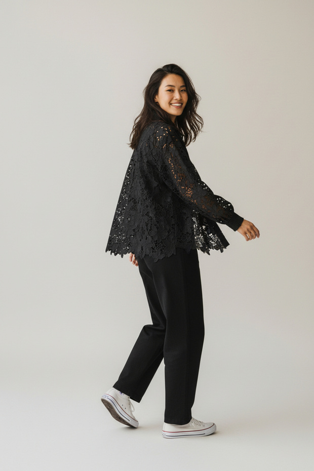 Luna Dantel Gömlek - 2