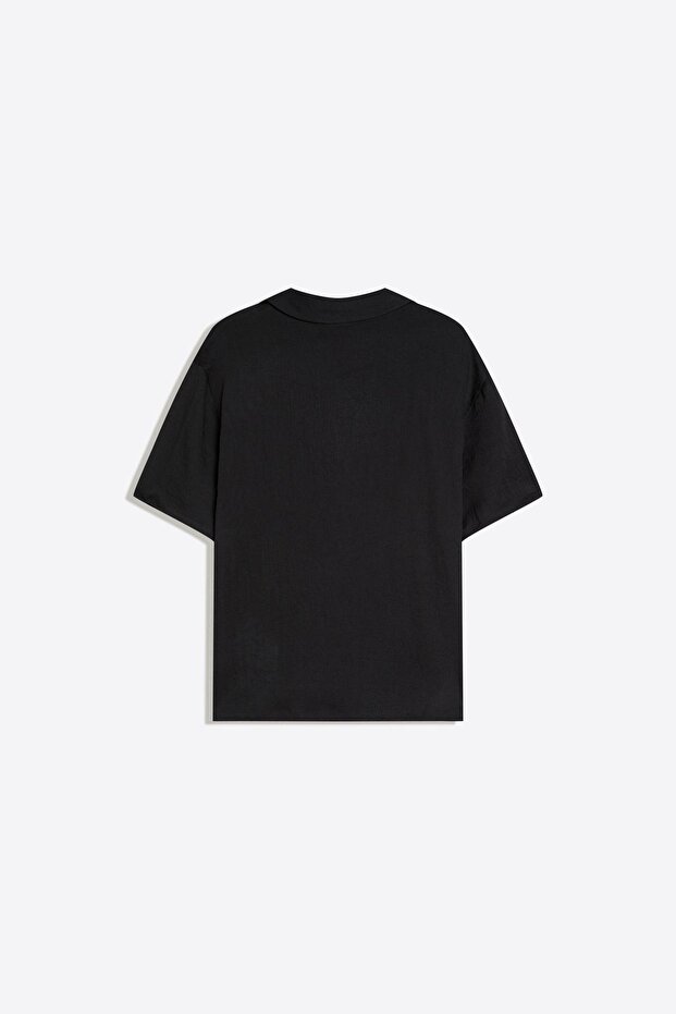 Kısa kollu rustik gömlek - 6