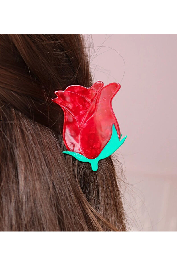 Ballerina Rose Red Rose Buckle