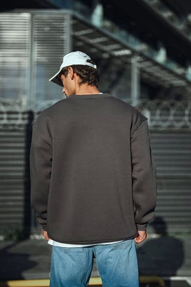 Janes Crew Neck Basic Sweatshirt - 3