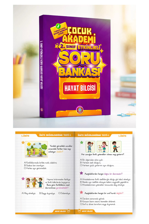 2.⁠ ⁠Sınıf Etkinlikli Soru Bankaları Tüm Seri - 6
