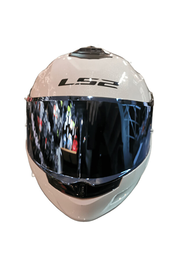 STROBE 2 BEYAZ KASK MAVİ VİZÖRLÜ - 3