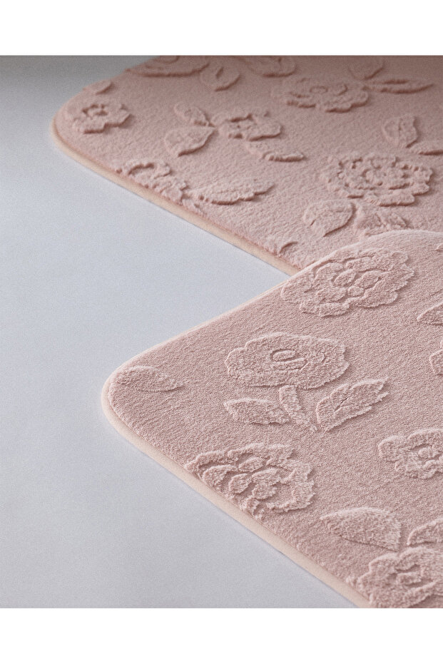 Frisson 2'li Banyo Paspası - Pudra - 3