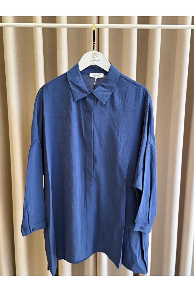 Basic Gömlek 3001 İndigo - 1