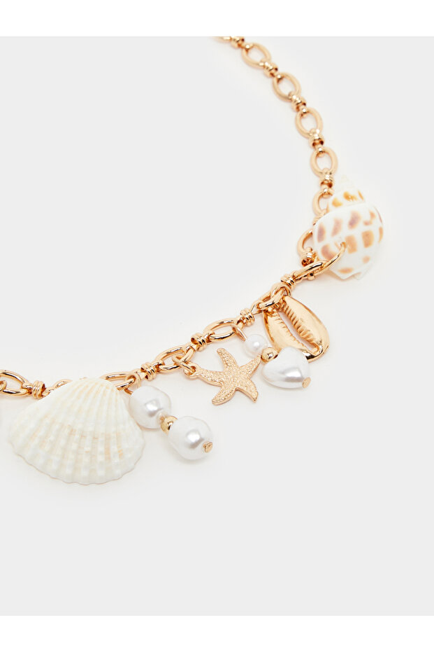 خلخال مزين بتعليقة صدفية - 3