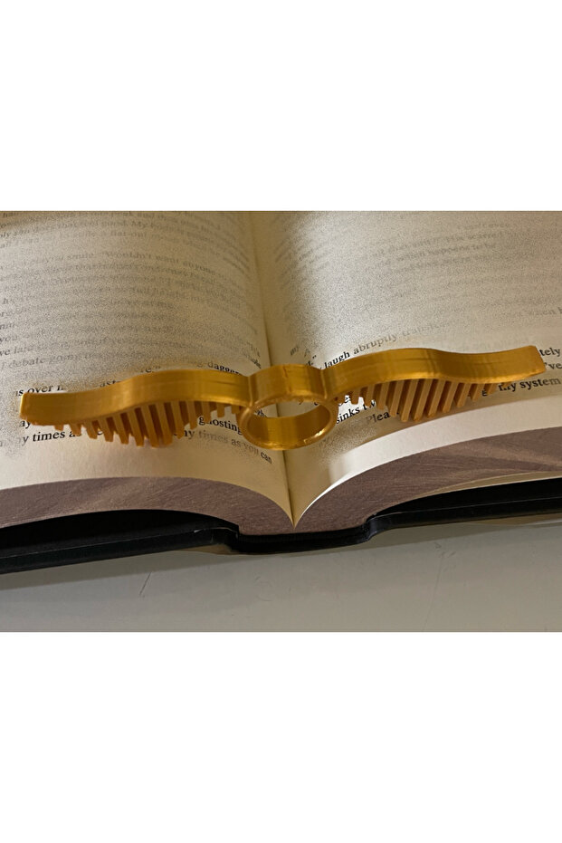 Book Marker and Page Holder – Harry Potter Themed, Ring Design Golden Snitch