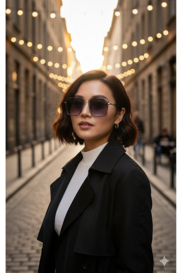 Freya 2424 Smoked Glass Unisex Sunglasses 55-17-145