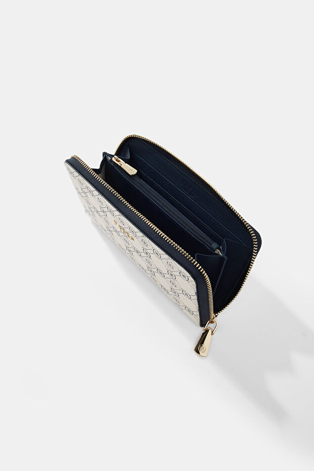 EKRU MONOGRAM CÜZDAN - 6