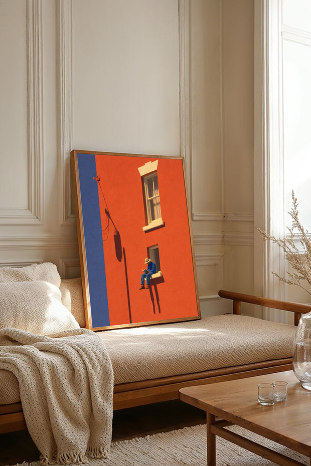 One Piece Wooden Framed Painting Tk3286