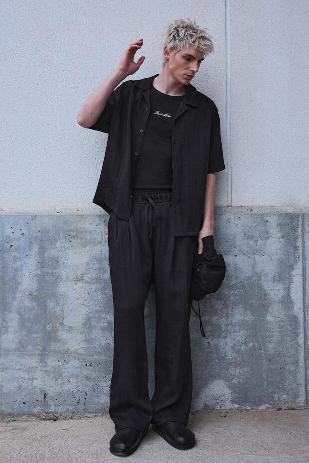 Kısa kollu rustik gömlek - 2