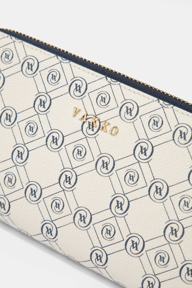 EKRU MONOGRAM CÜZDAN - 4