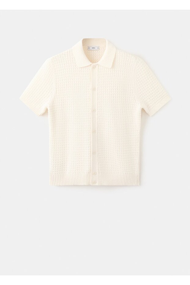 Ajur örgü gömlek - 3