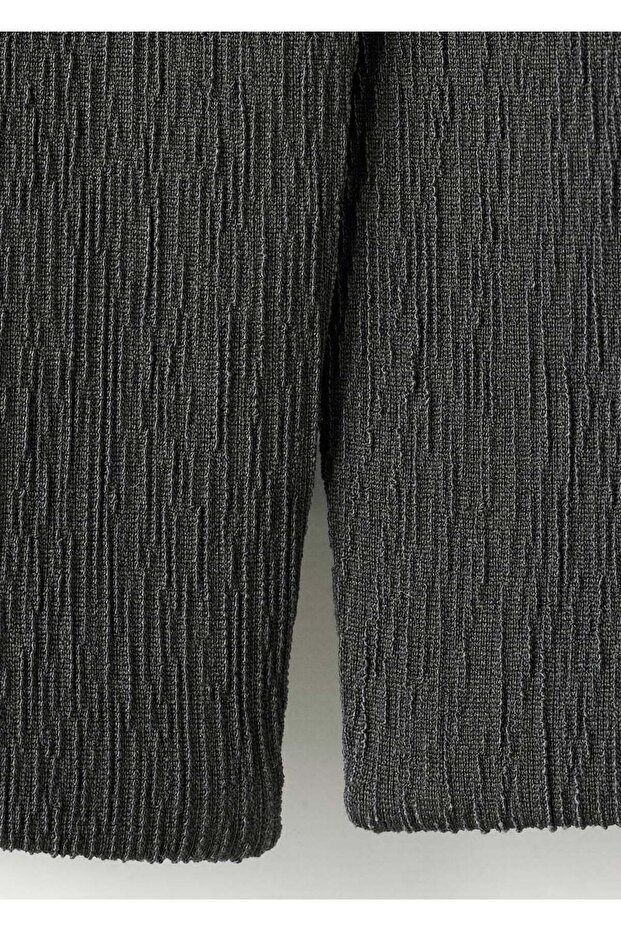 Düğmeli peplum yelek - 5