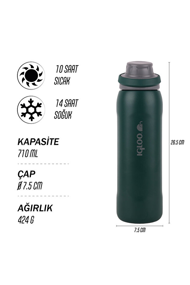 Veloce Termos 710ml-YEŞİL - 8