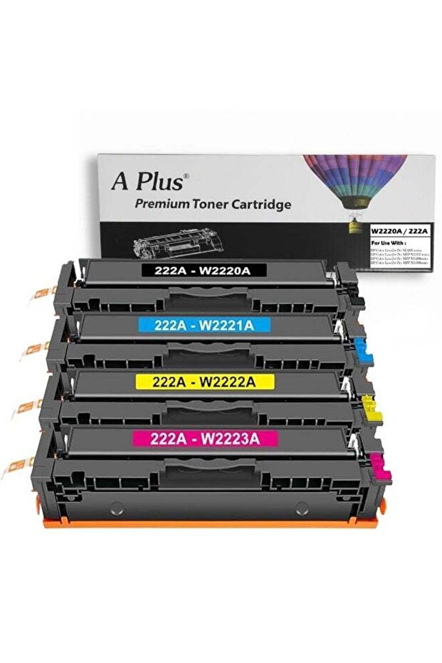 222A (W2220A) Full Set Compatible Toner Cartridge Set for HP Color LaserJet Pro M3203, M3303,
