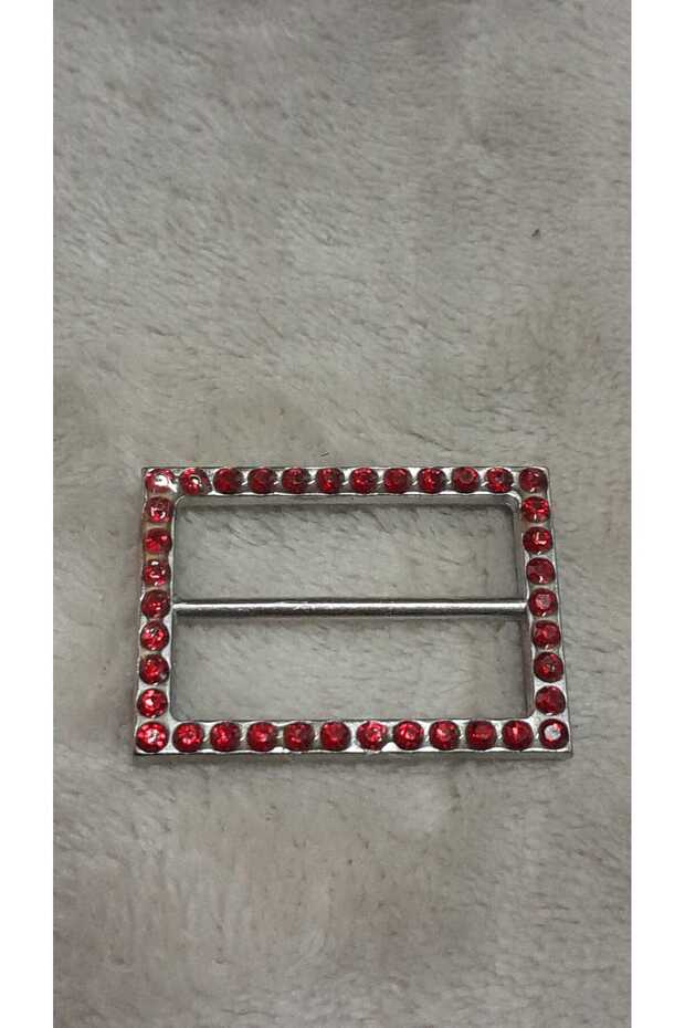 Nickel Plated Stone Buckle Inner Belt Width 3.5 cm Outer Dimension /4X3 cm 1 Piece