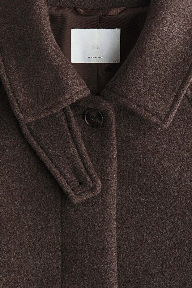 Oversized wool-blend coat - 7