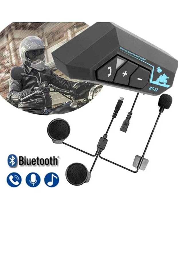 سماعة رأس متوافقة مع البلوتوث للاتصال الداخلي للخوذات العالمية - 5