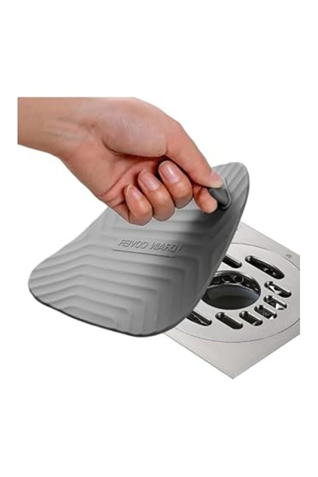 Square Silicone Mat, Anti-Bad Odor, Drain Stopper Cover