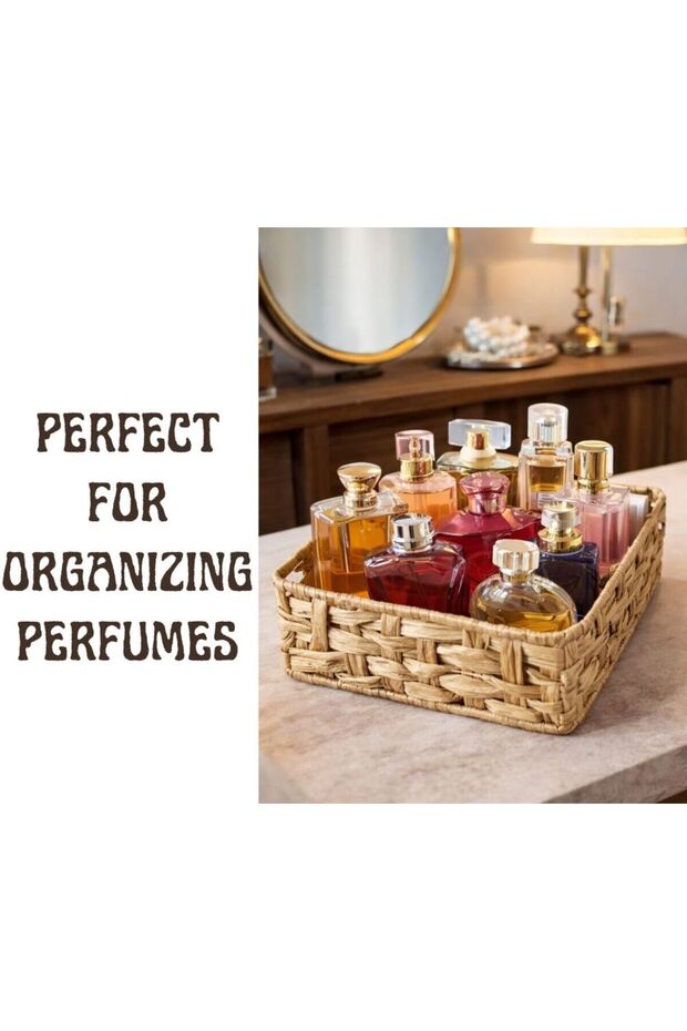 سلة تخزين منسوج متعددة الأغراض - 4