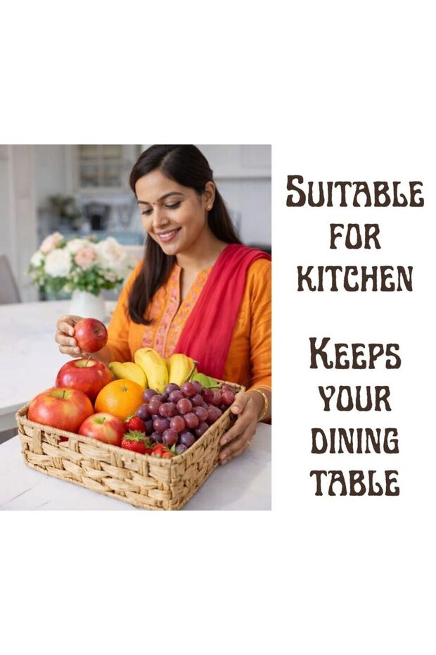 سلة تخزين منسوج متعددة الأغراض - 2