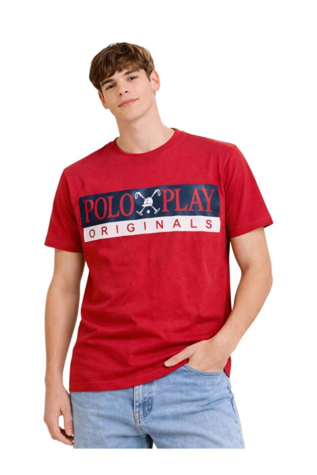 Mens Graphic T-shirt -RED