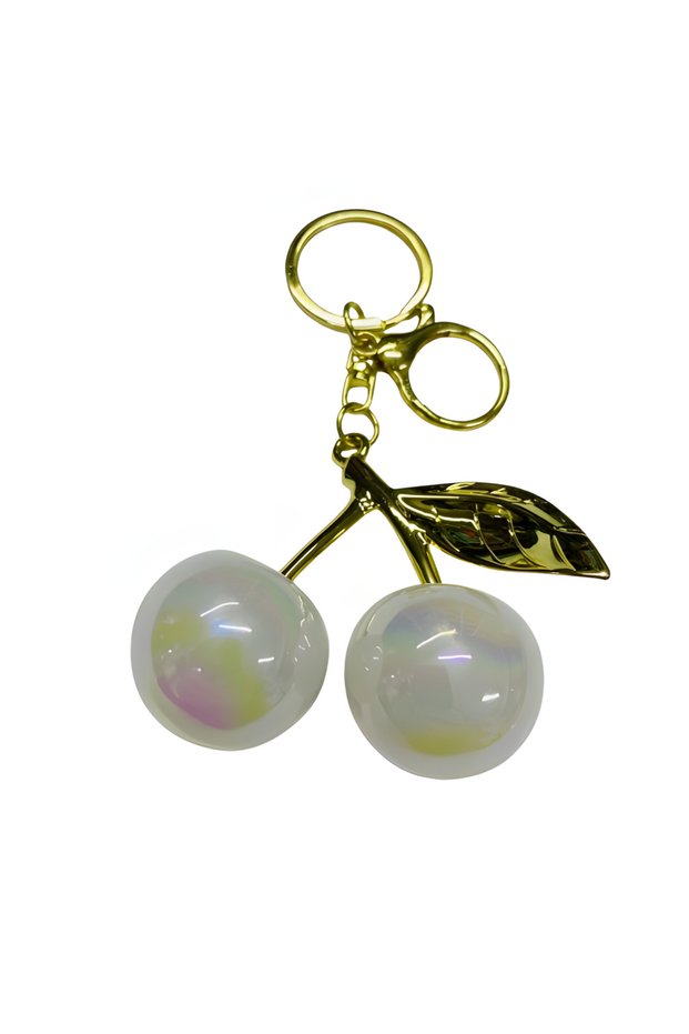Elegant Kiraz Gold Charm Keychain Bag Accessory