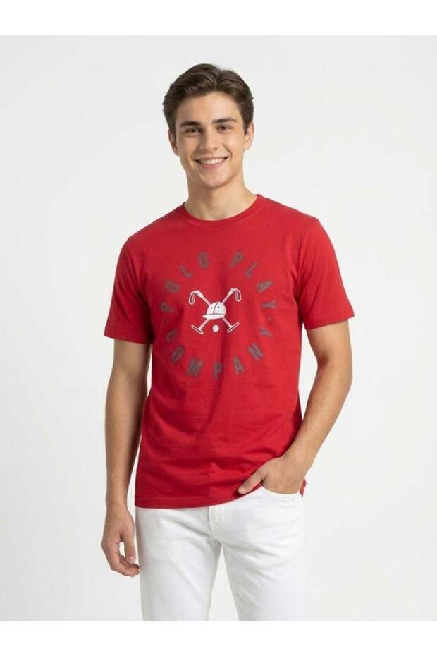 Mens Graphic T-shirt -RED