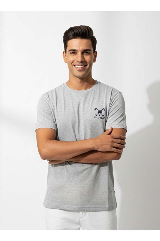 Mens Graphic T-shirt -GREY