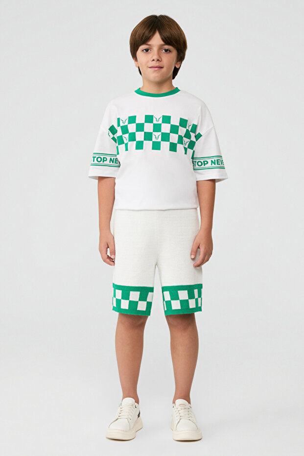 شورت منقوش للأولاد - 1