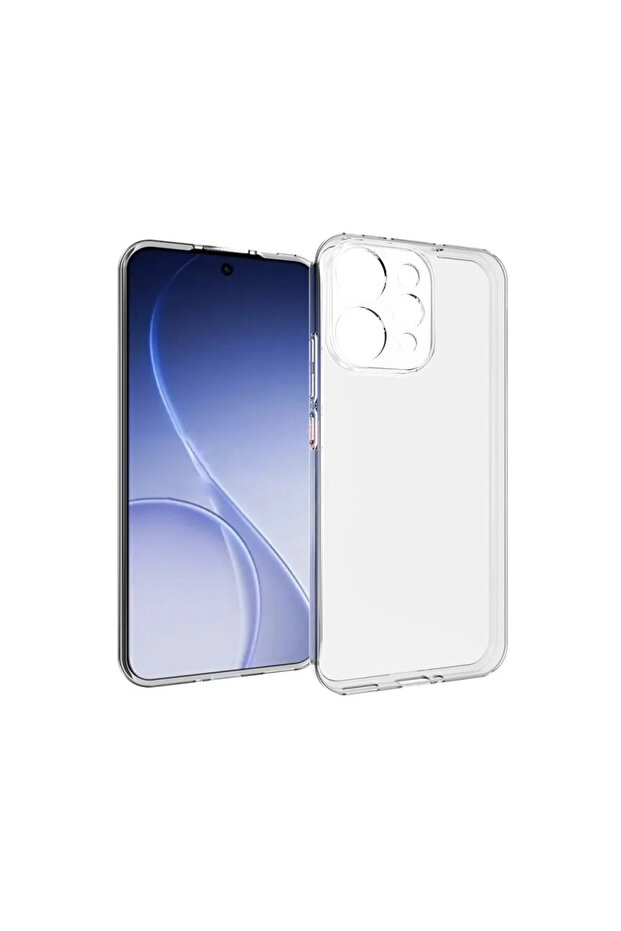 Oppo Reno 15 Lüx Şeffaf Silikon - Şeffaf - 1