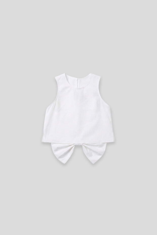 Girl White Blouse