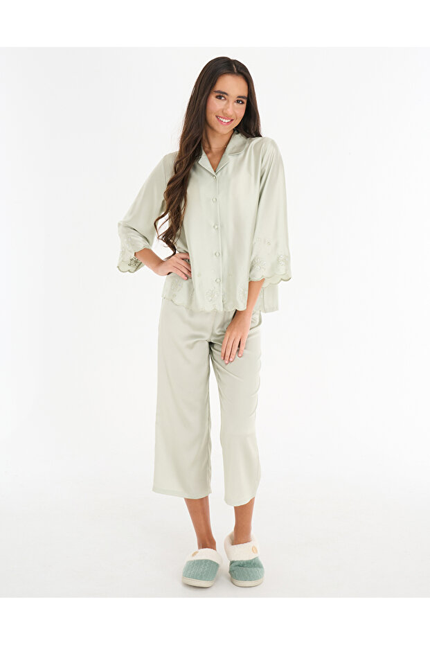Long Sleeve Sleeve Pajama Set