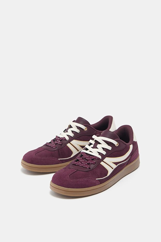 Retro detaylı spor ayakkabı - 4