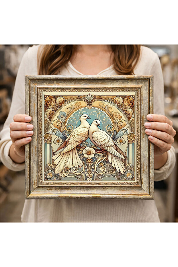 Decorative Framed Square Table Dc0094 - 1