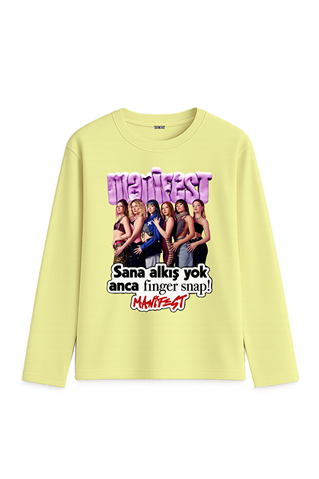 Manifest (Tent-10330) Design Printed Long Sleeve T-Shirt (Ages 4-13)