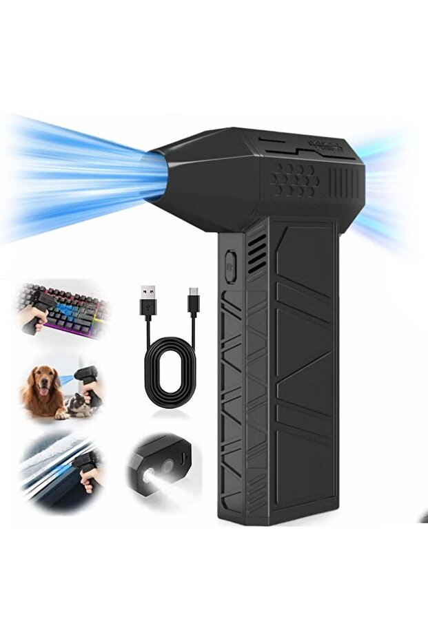 HuaKe Electric Air Duster Handheld Fan