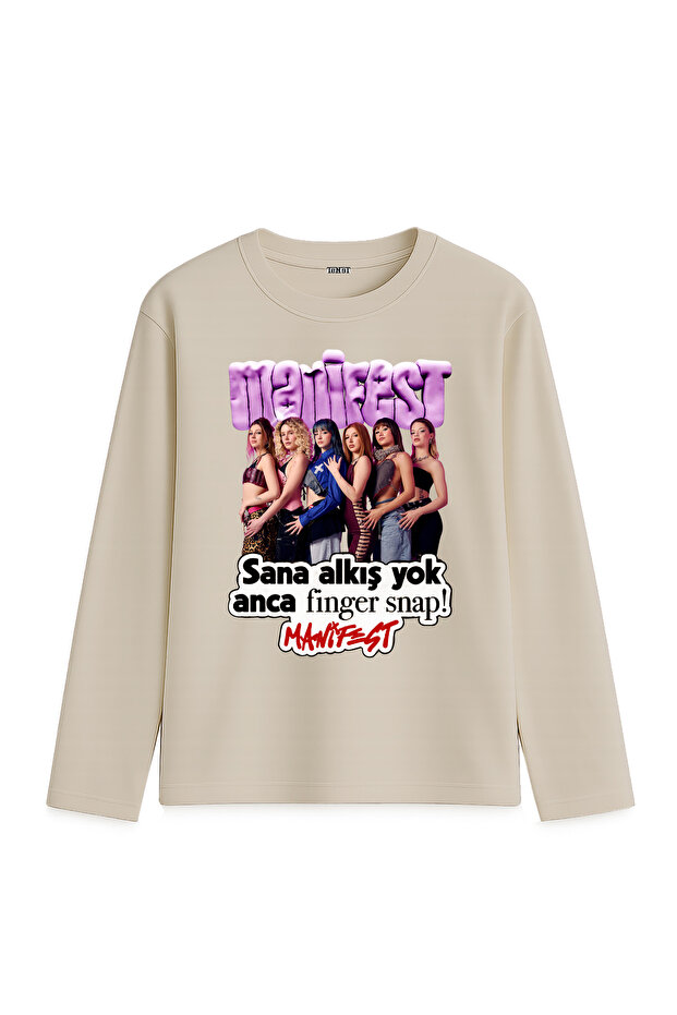 Manifest (Tent-10330) Design Printed Long Sleeve T-Shirt (Ages 4-13)